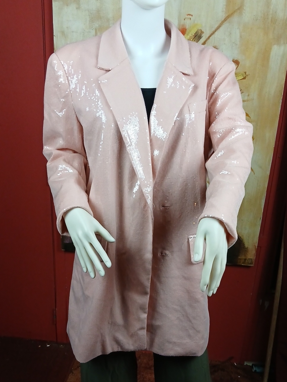 ROTATE Birger Christensen Sequinned Blazer Dress Size 2